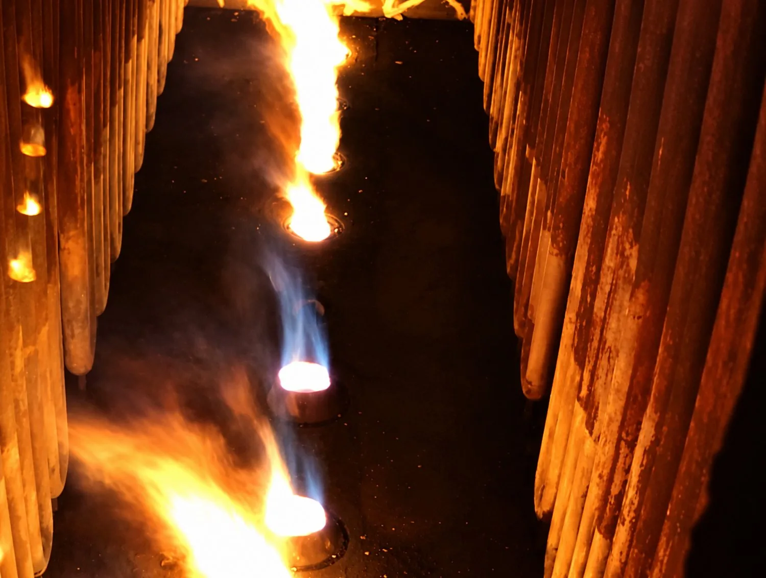 Analisi AI delle fiamme nei forni