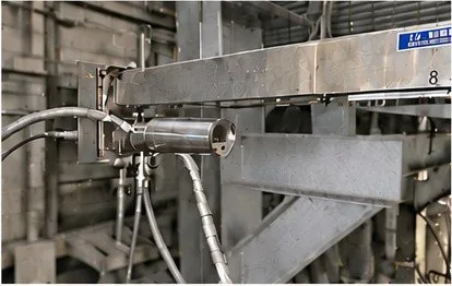 Esempio di installazione della telecamera All’interno dei forni 1